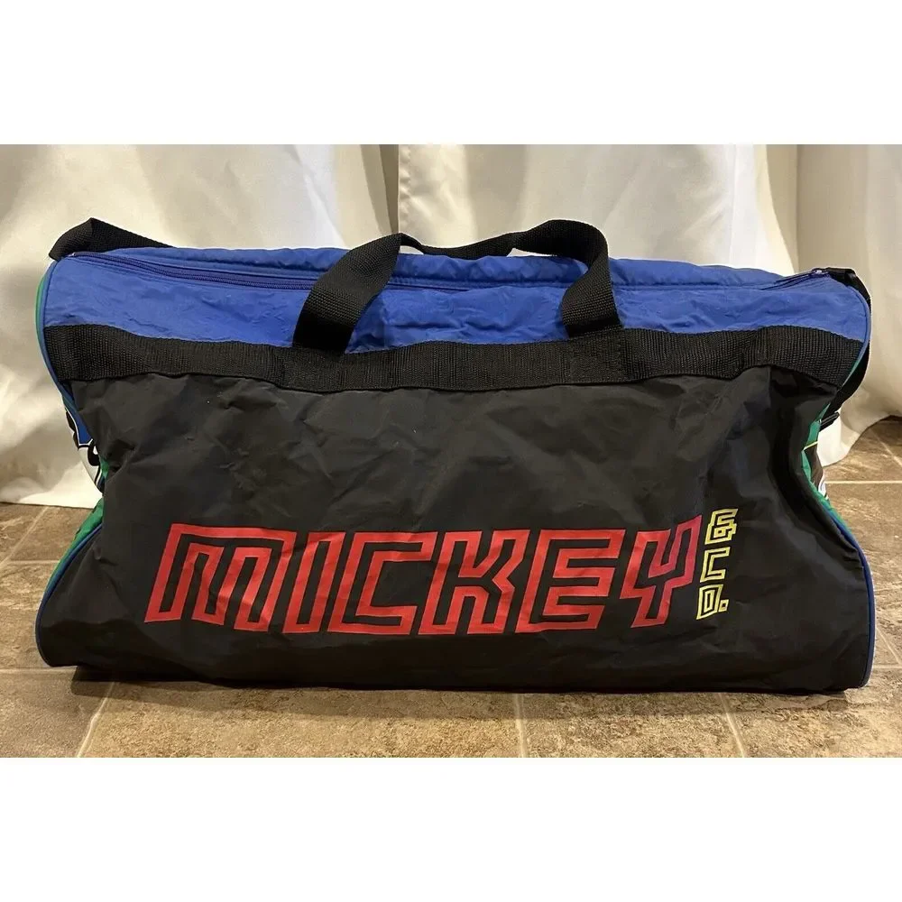 Vintage Disney Mickey Colorblock Duffel Bag